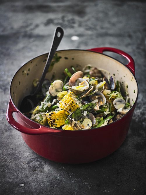 Clam Bake in a Basket